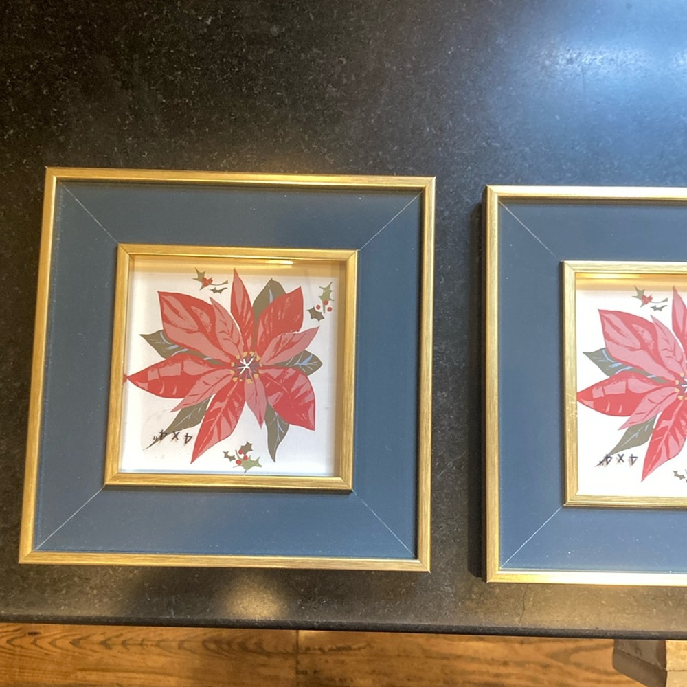 Set of three Threshold 4x4 Picture Frames